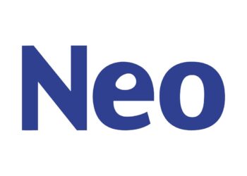 A dynamic image featuring the Neo Accelerator logo with a backdrop of founders collaborating in a modern workspace, representing innovation and startup growth.