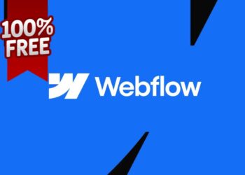 Startup team working together on their laptops after applying a Webflow promo code for startups to launch their website.