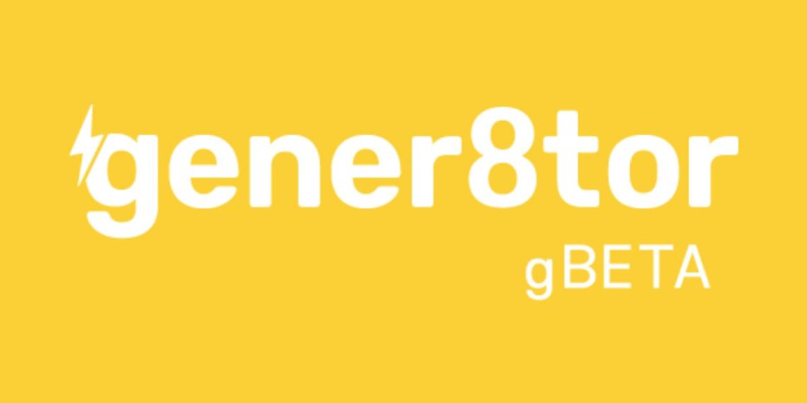 The official gBETA accelerator logo displayed on a clean, white background.