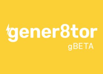 The official gBETA accelerator logo displayed on a clean, white background.