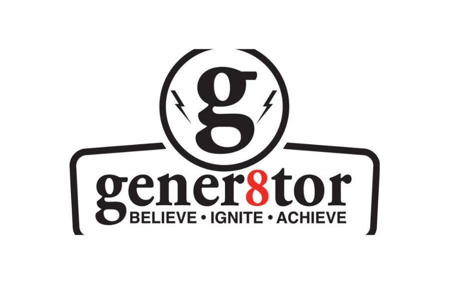 The official gener8tor Accelerator logo displayed on a cover image with a sleek, professional design.