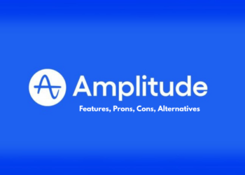 A stylized cover image showing Amplitude's branding and data analytics theme, tailored for startup environments.