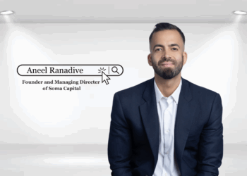 Aneel Ranadive, Founder and Managing Director of Soma Capital, featured in a professional cover image representing his venture capital role.