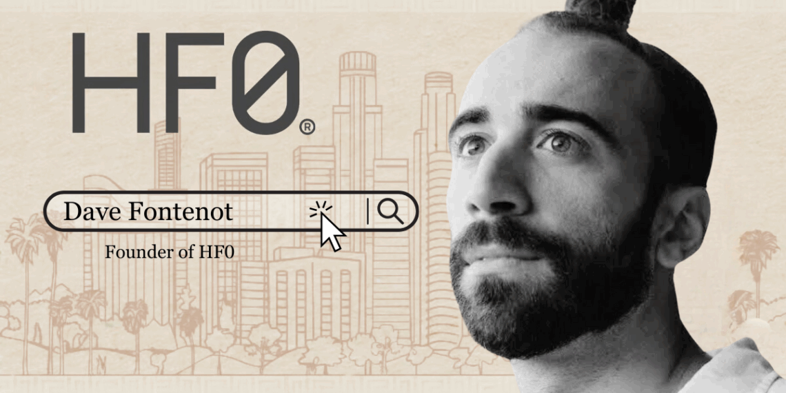 Portrait of Dave Fontenot, founder of HF0, with a minimalistic background reflecting the focus-driven ethos of the residency program.