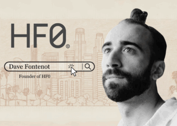 Portrait of Dave Fontenot, founder of HF0, with a minimalistic background reflecting the focus-driven ethos of the residency program.