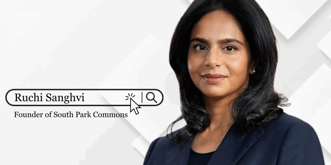 Portrait of Ruchi Sanghvi smiling, used as the cover image for her profile as founder of South Park Commons.