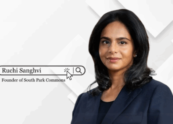 Portrait of Ruchi Sanghvi smiling, used as the cover image for her profile as founder of South Park Commons.