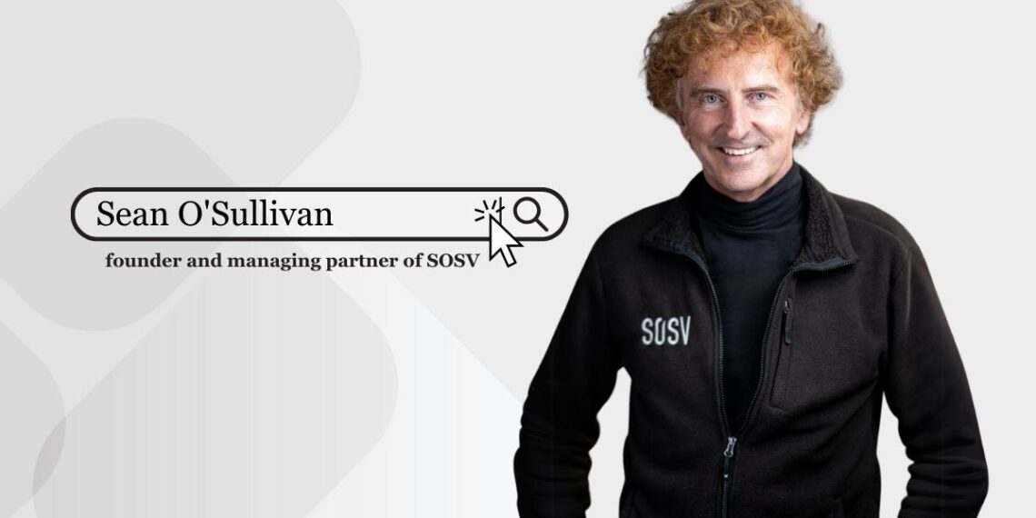 Portrait of Sean O'Sullivan, founder and managing partner of SOSV, used as a cover image representing deep tech venture leadership.