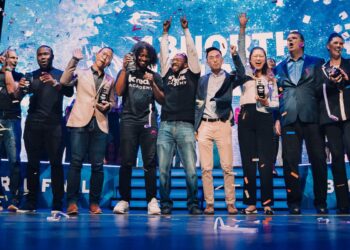 Vibrant 43North Accelerator cover image featuring the official logo and dynamic graphics symbolizing innovation and startup growth in Buffalo, New York.