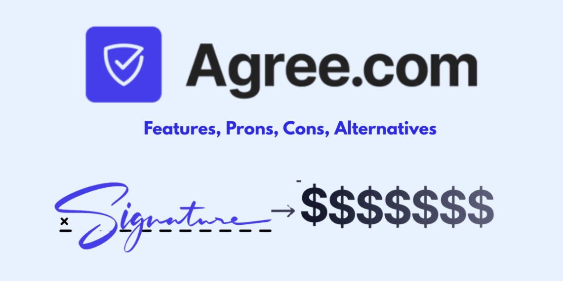 Cover image showcasing Agree.com as an all-in-one agreement platform for startups, highlighting AI-powered contract, invoicing, and payment features.