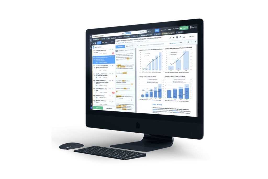 Pricing table or visual overview of AlphaSense subscription tiers, displaying monthly rates and feature sets ideal for different startup stages.