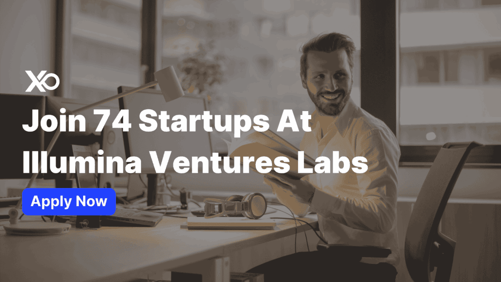 Illumina Accelerator founder working in Illumina Accelerator office