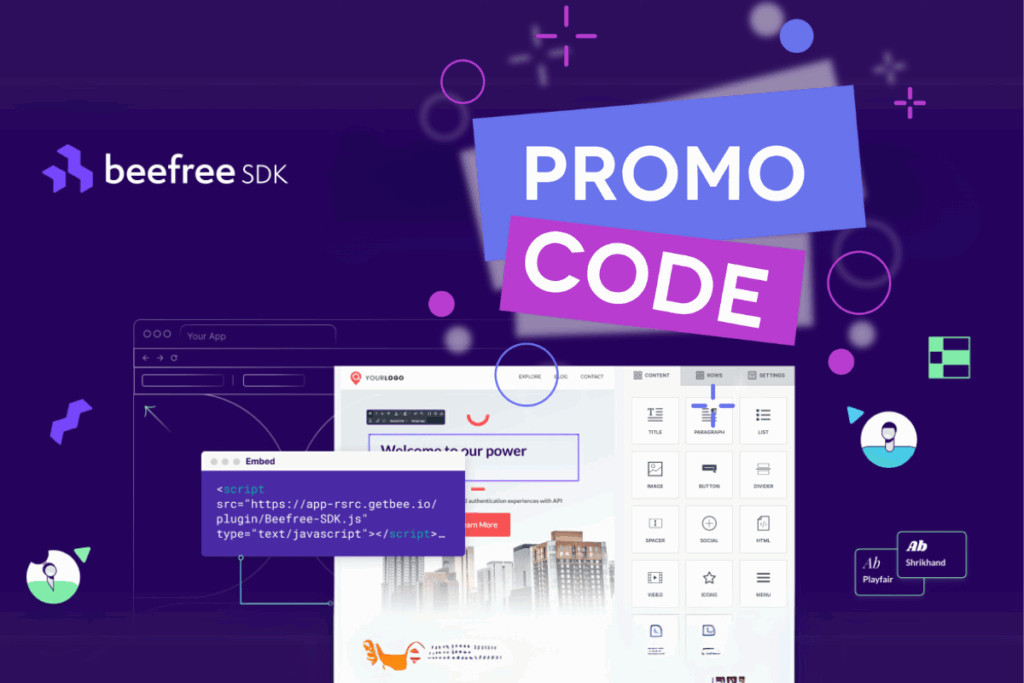Comparison table of Beefree SDK pricing plans including Free, Essentials, Core, Superpowers, and Enterprise tiers