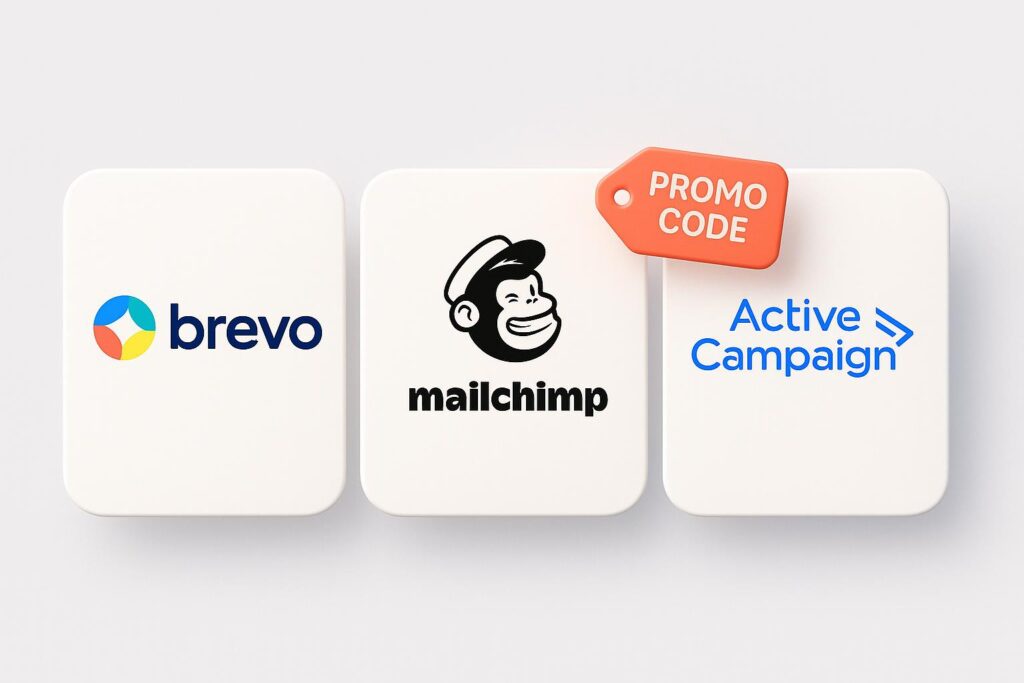 Comparison chart of Brevo vs top alternatives (e.g., Mailchimp, ActiveCampaign), highlighting the benefits of using XRaise to claim the Brevo startup promo code