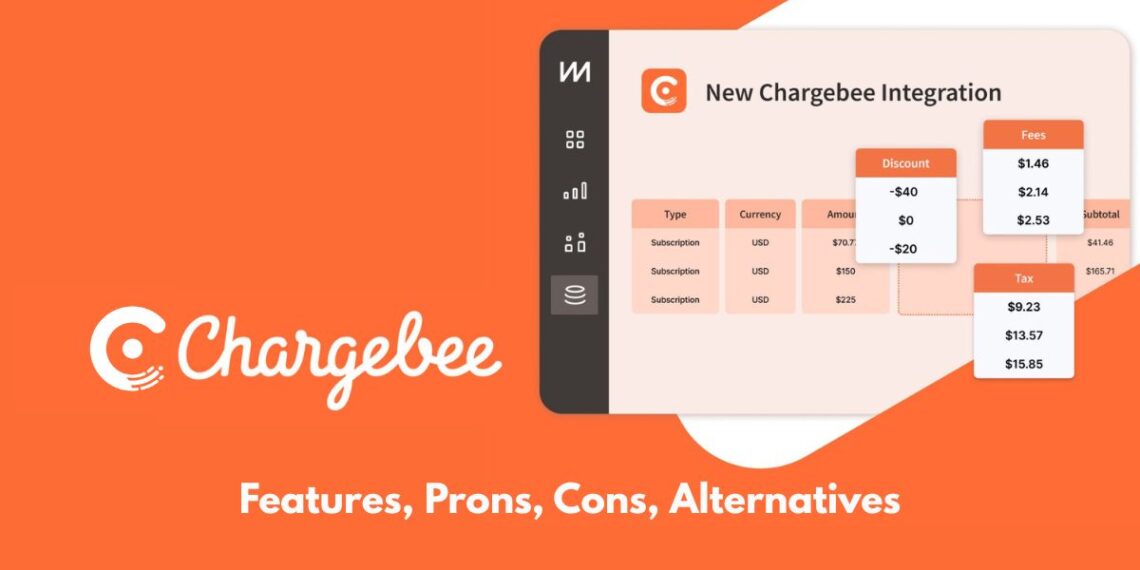 Visual cover showcasing Chargebee as a subscription billing solution for startups, with branding and startup-relevant themes.