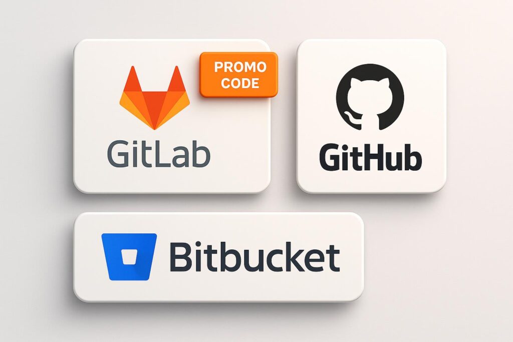 Comparison chart of GitLab vs top alternatives (e.g., GitHub, Bitbucket), highlighting the benefits of using XRaise to claim the GitLab startup promo code