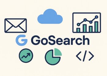 Cover image showing GoSearch branding tailored for startup founders, highlighting its relevance in business growth and team productivity.