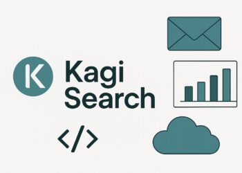 Cover image showing Kagi Search branding tailored for startup founders, highlighting its relevance in business growth and team productivity.