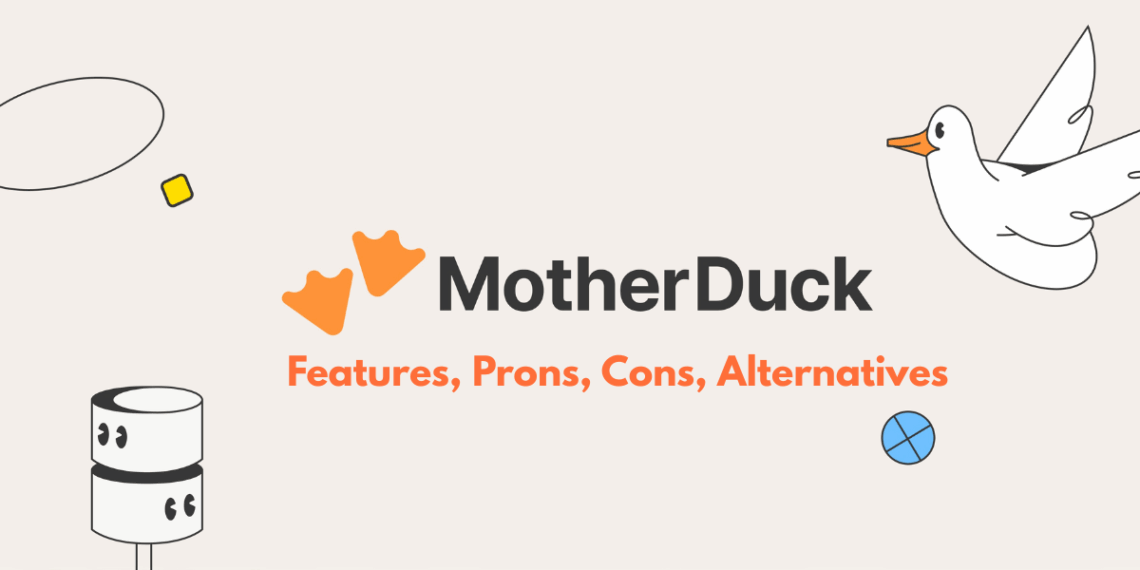 Cover image showing the MotherDuck logo with cloud analytics and startup growth icons.