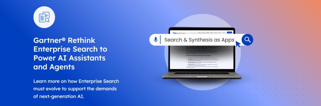 Visual representation of key features offered by Sinequa, including dashboard, integrations, and automation tools relevant for startup use.