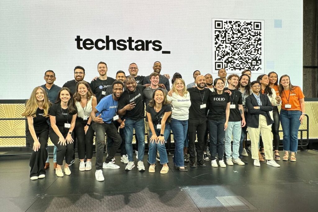 Founders collaborating at Techstars New York City Accelerator, a fintech-focused program offering mentorship and funding in the heart of NYC.