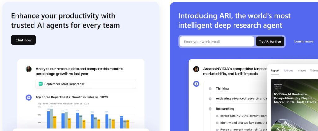 Visual representation of key features offered by [Tool Name], including dashboard, integrations, and automation tools relevant for startup use. 
