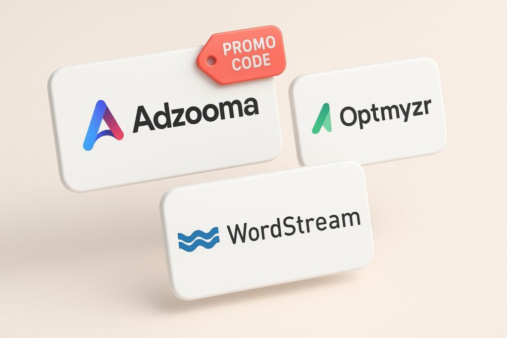 Comparison chart of Adzooma vs top alternatives (e.g., WordStream, Optmyzr), highlighting the benefits of using XRaise to claim the Adzooma startup promo code