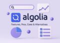 Cover image showing Algolia branding tailored for startup founders, highlighting its relevance in business growth and team productivity.