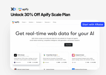 Apply for Apify scale plan discount via XRaise to unlock 30% off the real-time web data platform