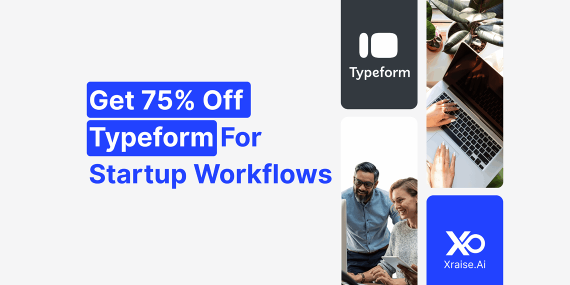 Typeform promo code Typeform promo code on startup banner