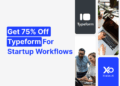 Typeform promo code Typeform promo code on startup banner
