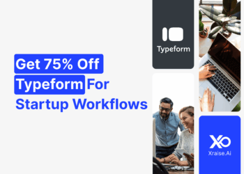 Typeform promo code Typeform promo code on startup banner