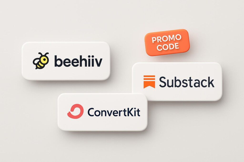 Comparison chart of Beehiiv vs top alternatives (e.g., Substack, ConvertKit), highlighting the benefits of using XRaise to claim the Beehiiv startup promo code
