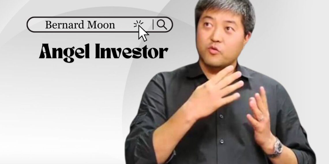 Bernard Moon smiling in a Los Angeles office setting.