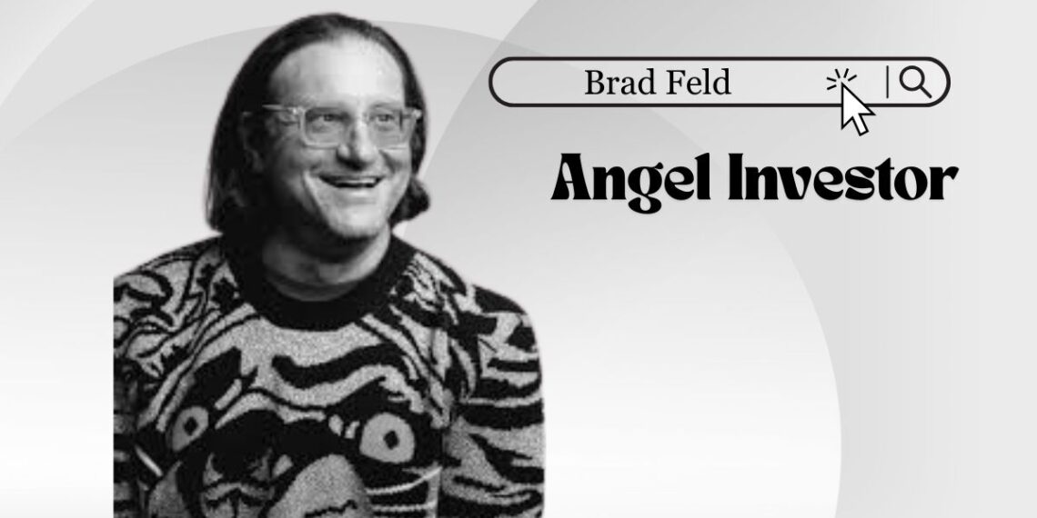 Illustration of Brad Feld running a marathon while juggling startup pitch decks.