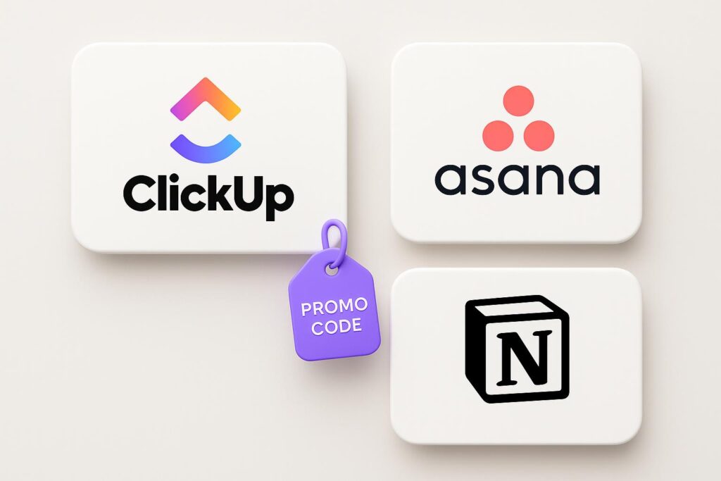 Comparison chart of ClickUp vs top alternatives (e.g., Asana, Notion), highlighting the benefits of using XRaise to claim the ClickUp startup promo code