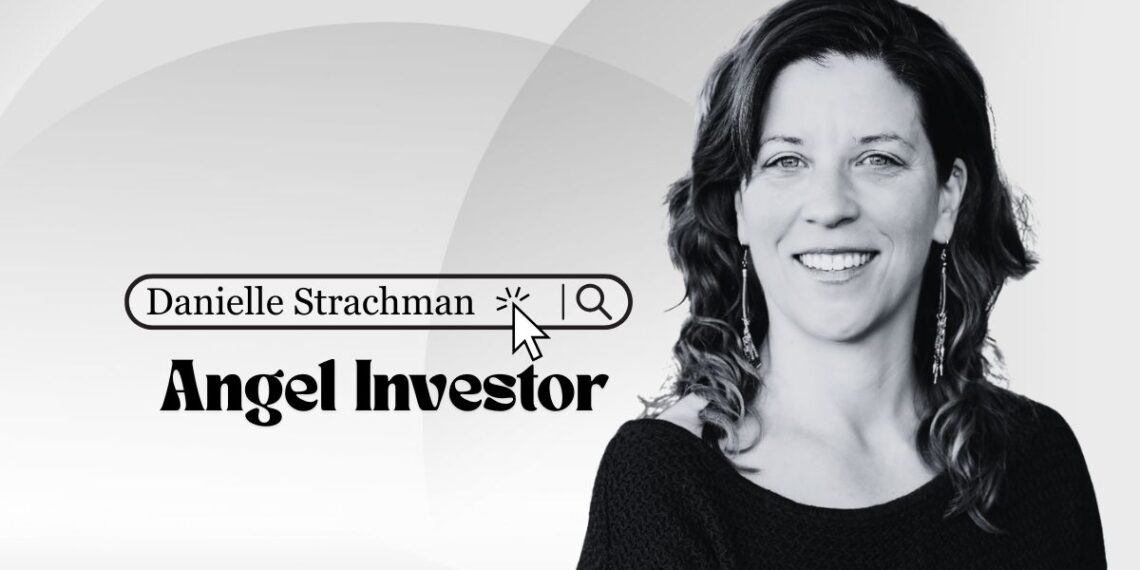 Portrait of Danielle Strachman, pre-seed angel investor known for backing hard tech founders with $100k checks and early conviction.