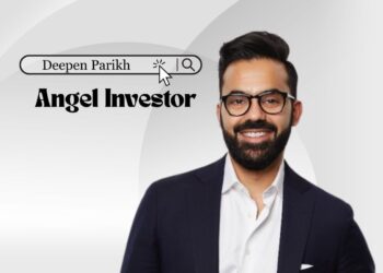 Headshot of Deepen Parikh smiling in NYC, sports-tech VC and Courtside partner.