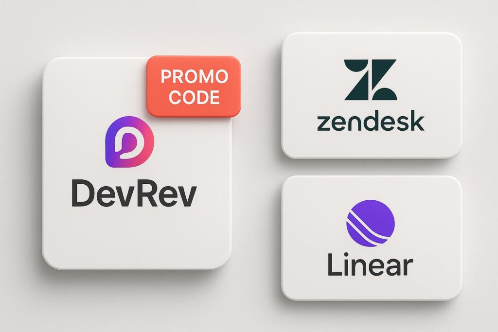 Comparison chart of DevRev vs top alternatives (e.g., Zendesk, Linear), highlighting the benefits of using XRaise to claim the DevRev startup promo code