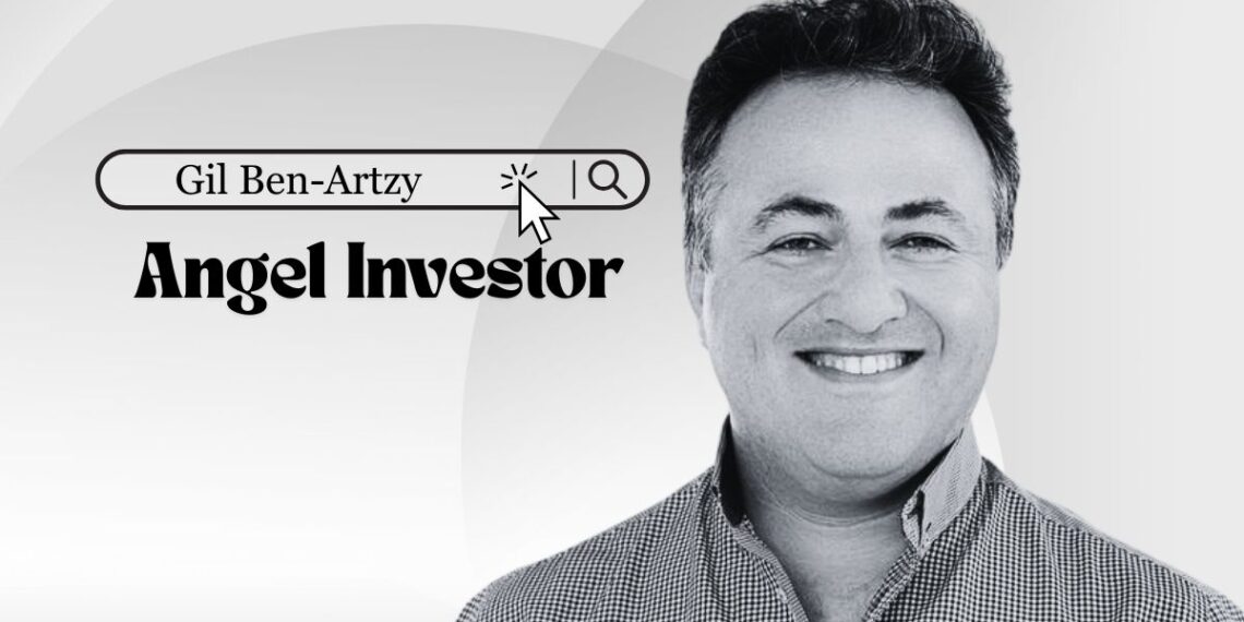 Portrait of Gil Ben-Artzy, Israeli angel investor and UpWest co-founder, known for helping startups expand into the U.S. with funding and go-to-market support.