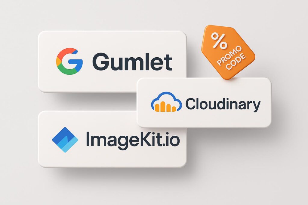 Comparison chart of Gumlet vs top alternatives (e.g., Cloudinary, ImageKit.io), highlighting the benefits of using XRaise to claim the Gumlet startup promo code