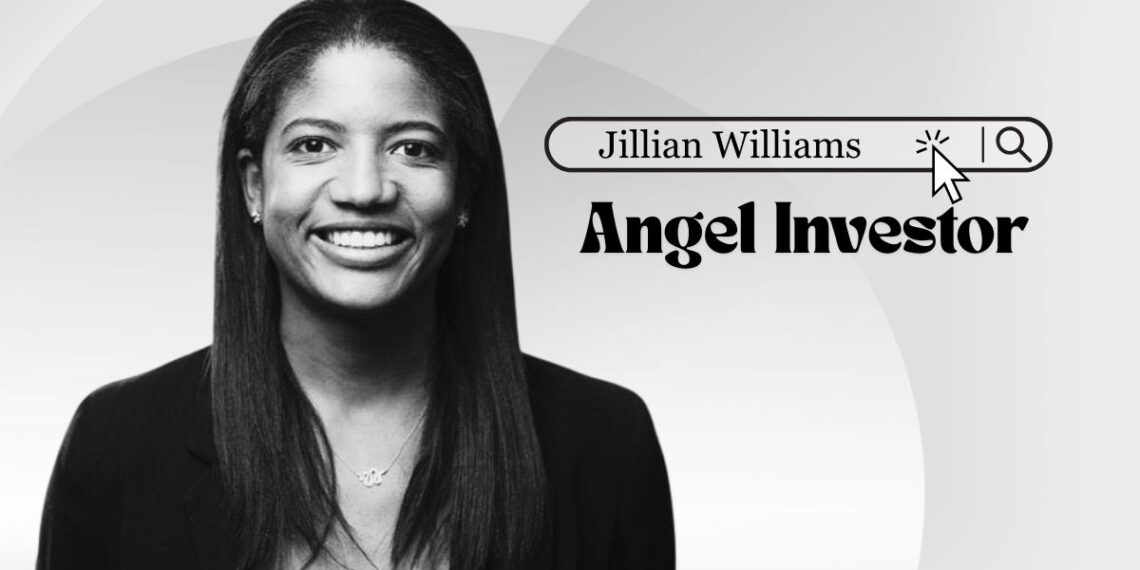Portrait of Jillian Williams, partner at Cowboy Ventures, smiling confidently in a professional setting — early-stage fintech angel investor supporting diverse startup founders.