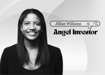 Portrait of Jillian Williams, partner at Cowboy Ventures, smiling confidently in a professional setting — early-stage fintech angel investor supporting diverse startup founders.