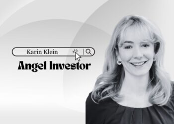 Karin Klein, angel investor and Bloomberg Beta partner, known for backing future of work startups with $1M SAFE checks and AI-driven insights.