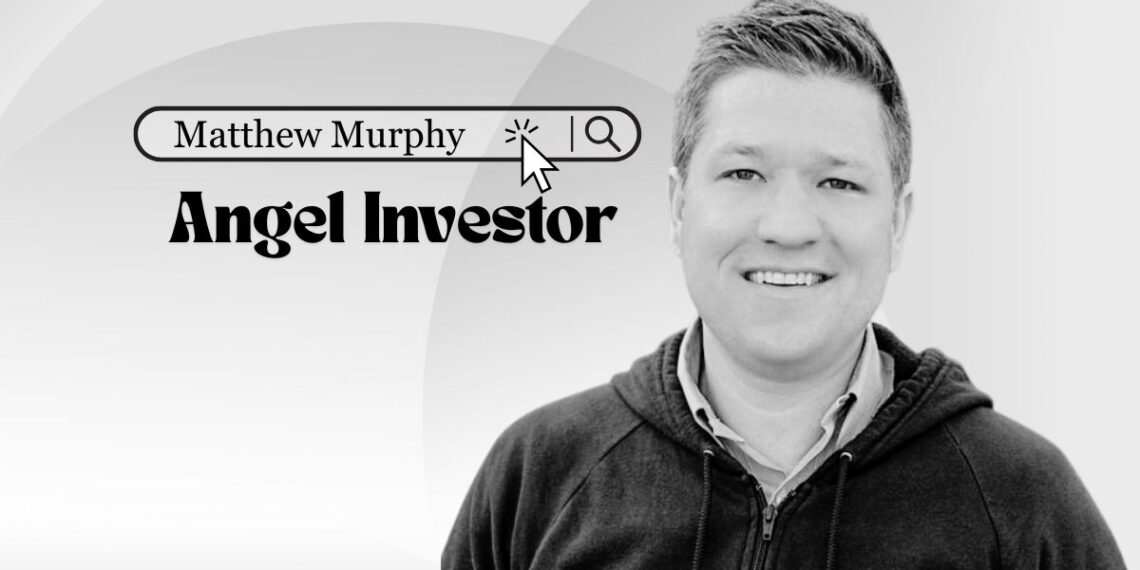 Headshot of angel investor Matthew Murphy smiling in San Francisco office.