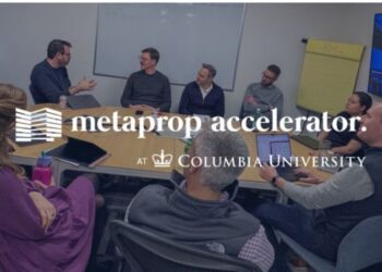 MetaProp Accelerator cover image featuring the official logo and branding elements representing innovation in real estate technology and startup acceleration.