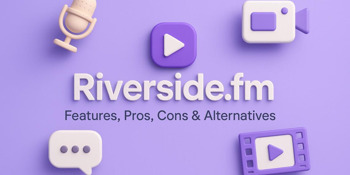 Cover image showing Riverside FM branding tailored for startup founders, highlighting its relevance in business growth and team productivity.