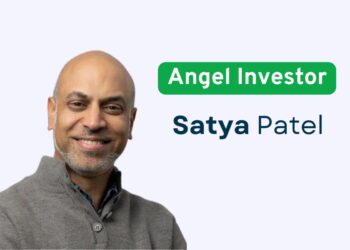 Satya Patel speaking at a startup event, engaging with founders about seed investing and the Homebrew philosophy