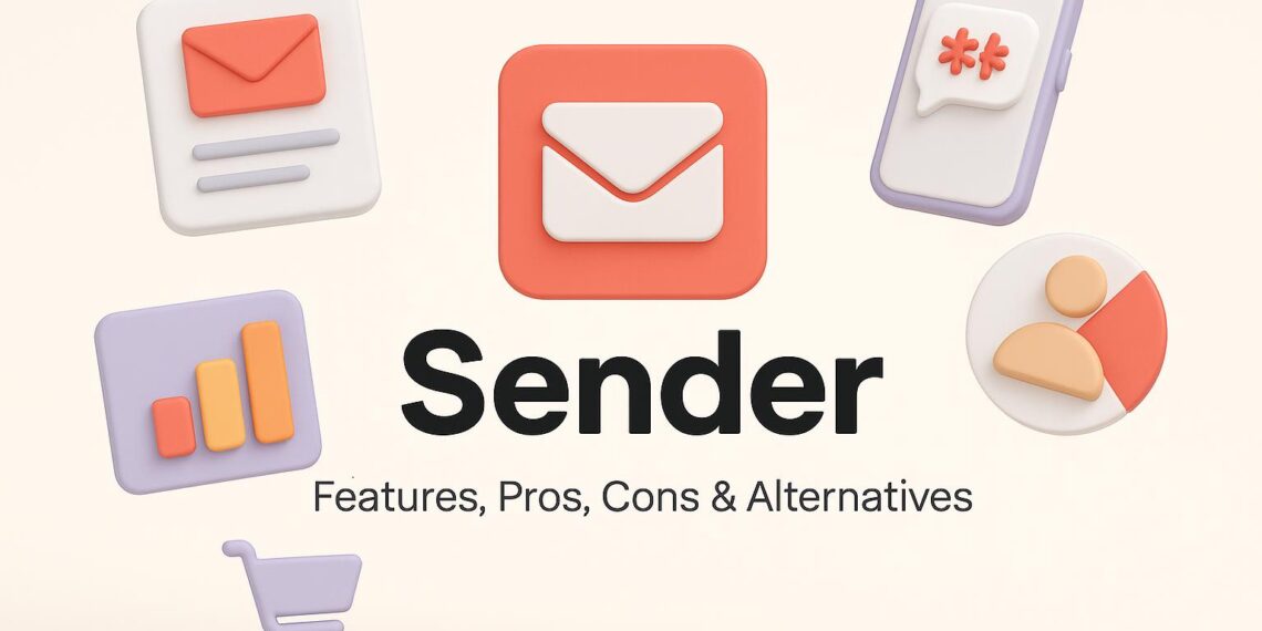 Sender for startups—see features, pricing, pros, and API tools to power email and SMS marketing for lean teams. Compare plans and alternatives.
