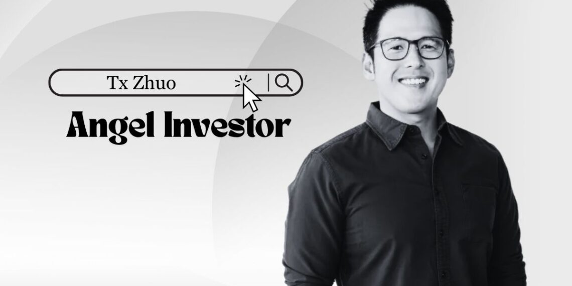 Angel investor Tx Zhuo offering funding and mentorship to early-stage founders focused on data-driven B2B startups and seed-stage growth.